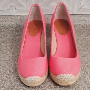 J. Crew Seville Espadrille Wedge Canvas